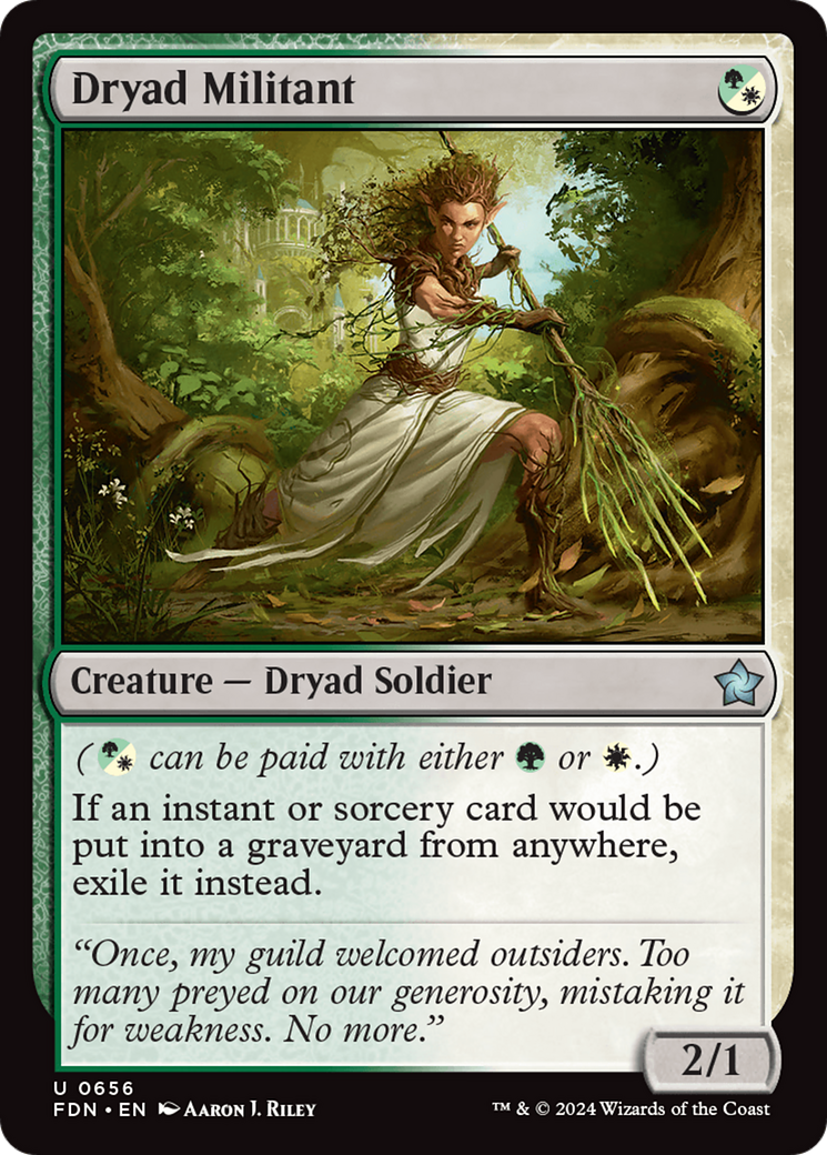 Image of Dryad Militant [Foundations]
