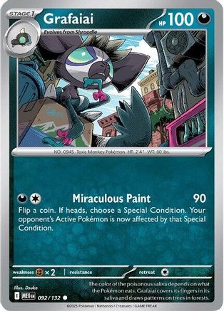 Image of Grafaiai (092/132) [Mega Evolution: Base Set]