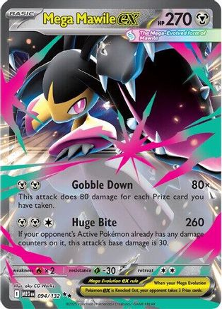 Image of Mega Mawile ex (094/132) [Mega Evolution: Base Set]