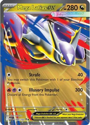 Image of Mega Latias ex (100/132) [Mega Evolutions: Base Set]