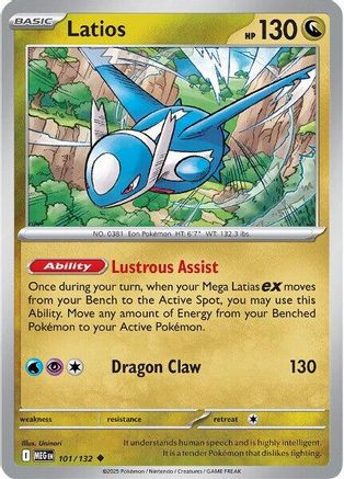 Image of Latios (101/132) [Mega Evolution: Base Set]