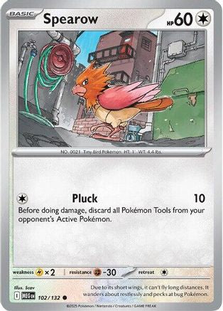 Image of Spearow (102/132) [Mega Evolution: Base Set]