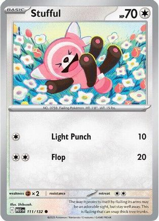 Image of Stufful (111/132) [Mega Evolutions: Base Set]