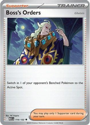 Image of Boss's Orders (114/132) [Ghetsis] [Mega Evolution: Base Set]