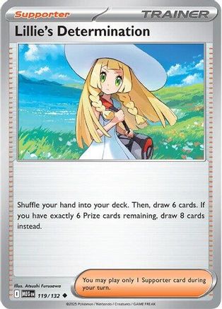 Image of Lillie's Determination (119/132) [Mega Evolution: Base Set]