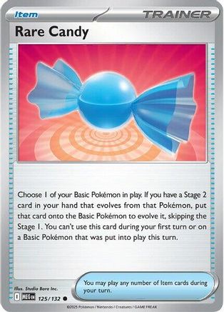 Image of Rare Candy (125/132) [Mega Evolution: Base Set]