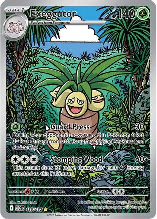 Image of exeggutor (135/132) [Mega Evolutions: Base Set]