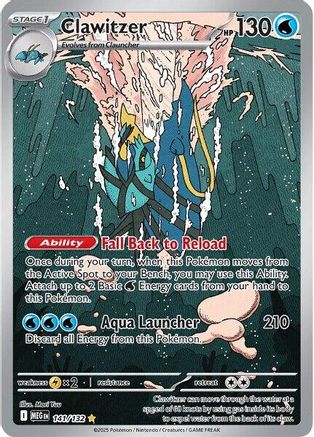 Image of Clawitzer (141/132) [Mega Evolution: Base Set]