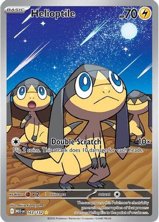 Image of Helioptile (143/132) [Mega Evolution: Base Set]