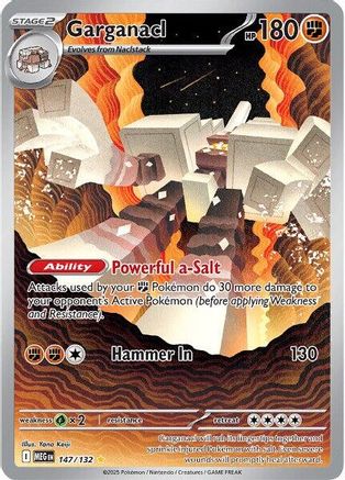 Image of Garganacl (147/132) [Mega Evolution: Base Set]
