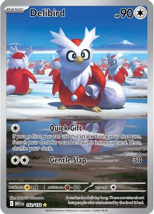 Image of Delibird (152/132) [Mega Evolution: Base Set]