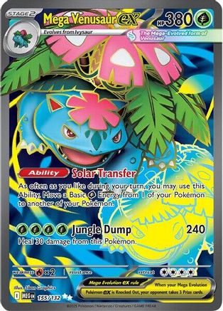 Image of Mega Venusaur ex (155/132) [Mega Evolution: Base Set]