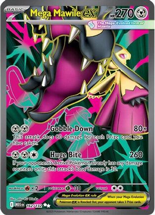 Image of Mega Mawile ex (162/132) [Mega Evolution: Base Set]