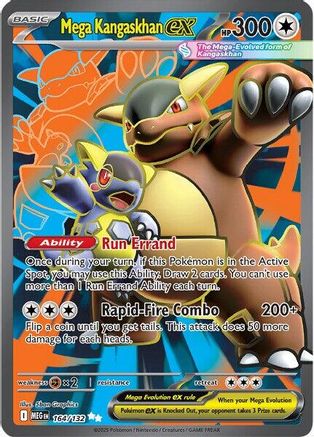 Image of Mega Kangaskhan ex (164/132) [Mega Evolution: Base Set]