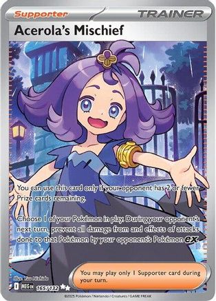 Image of Acerola's Mischief (165/132) [Mega Evolution: Base Set]