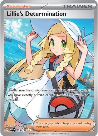 Image of Lillie's Determination (169/132) [Mega Evolution: Base Set]
