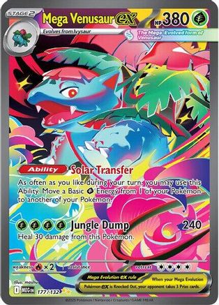 Image of Mega Venusaur ex (177/132) [Mega Evolution: Base Set]