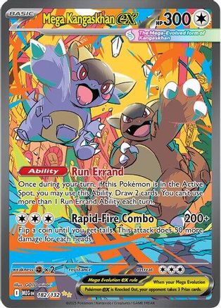 Image of Mega Kangaskhan ex (182/132) [Mega Evolution: Base Set]