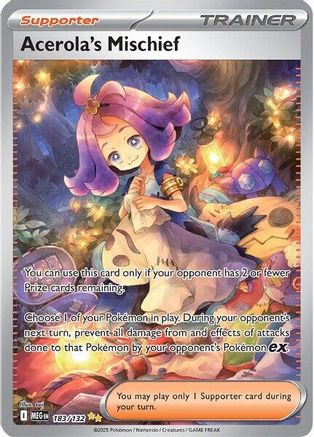 Image of Acerola's Mischief (183/132) [Mega Evolutions: Base Set]
