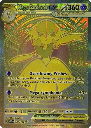 Image of Mega Gardevoir ex (187/132) [Mega Evolution: Base Set]