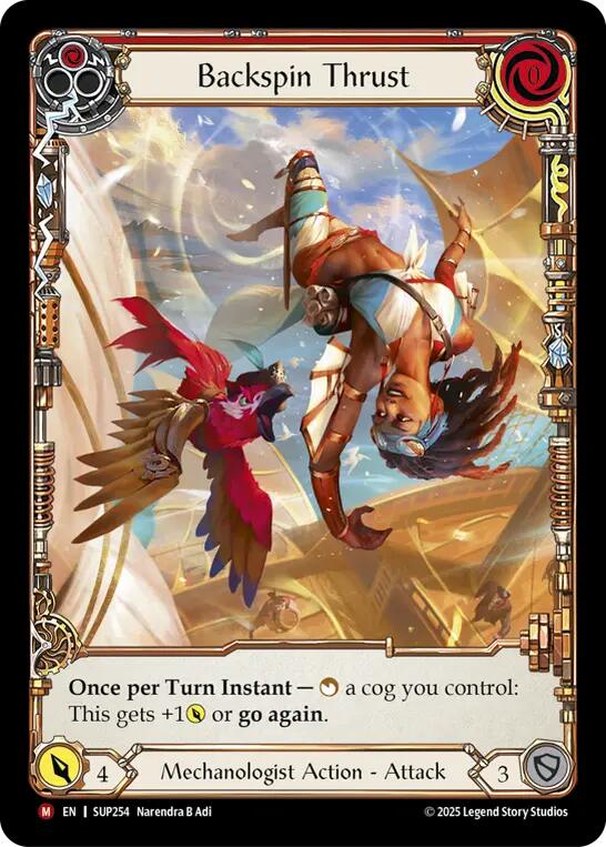 Image of Backspin Thrust (Extended Art) [SUP254] (Super Slam)  Cold Foil