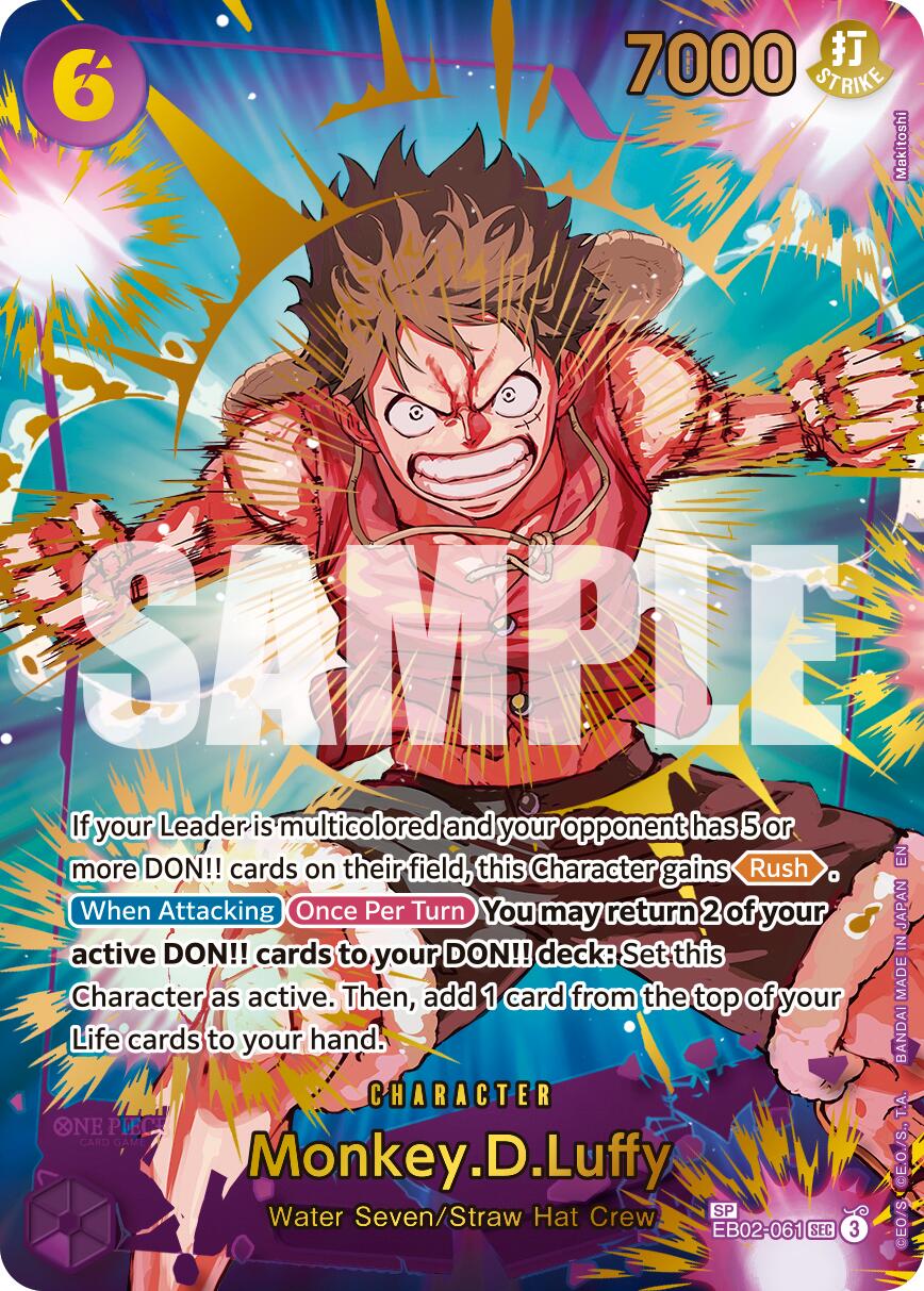 Image of Monkey.D.Luffy (EB02-061) (SP) [Premium Booster -The Best- Vol. 2]