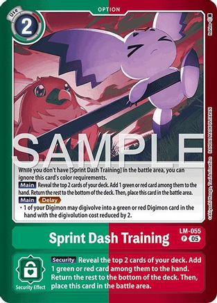 Image of Sprint Dash Training [LM-055] [Limited Card Pack -Another Knight-]