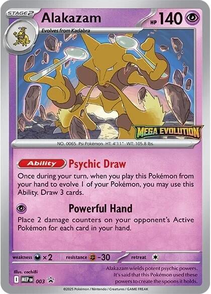 Image of Alakazam (003) [Mega Evolution Promo]