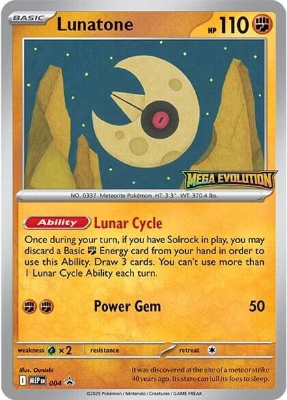 Image of Lunatone (004) [Mega Evolution Promo]