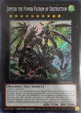 Image of Jupiter the Power Patron of Destruction (SR) [DOOD-ENSP1] Ultra Rare