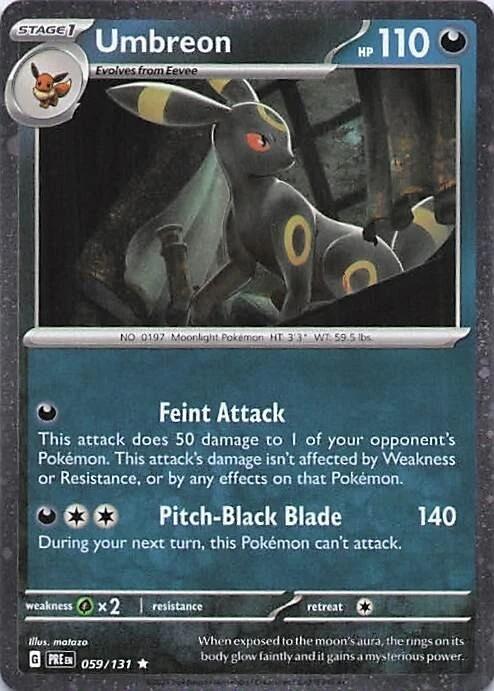 Image of Umbreon (059/131) (Cosmos Holo) [Miscellaneous Cards]