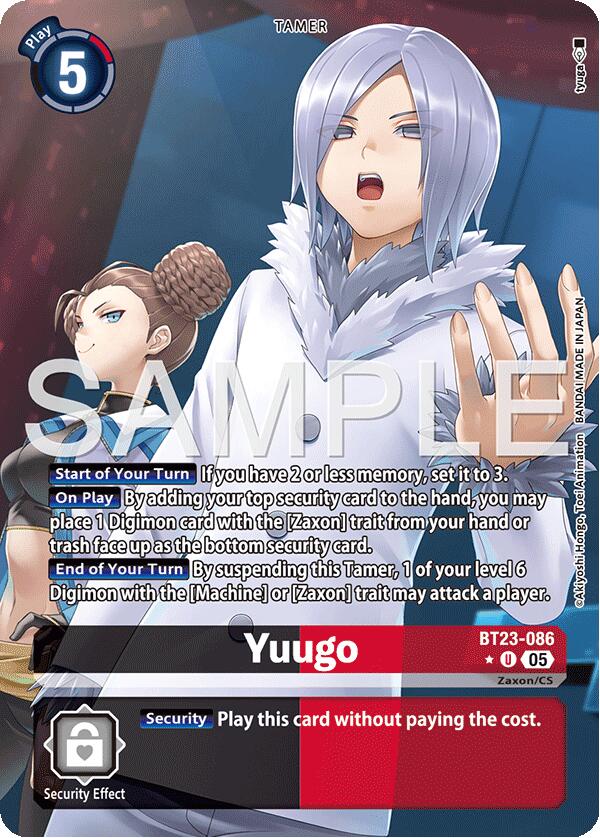 Image of Yuugo [BT23-086] (Alternate Art) [Hackers' Slumber]
