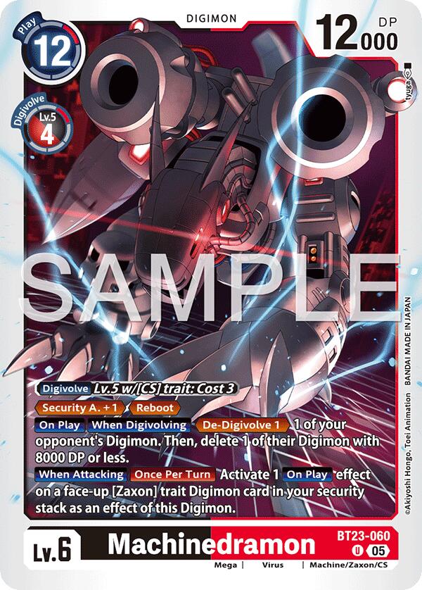 Image of Machinedramon [BT23-060] [Hackers' Slumber]