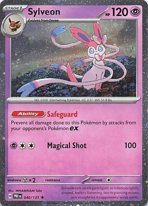 Image of Sylveon (040/131) (Cosmos Holo) [Miscellaneous Cards]