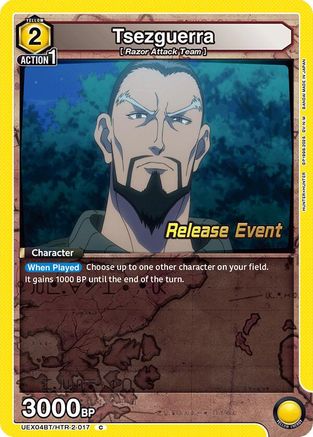 Image of Tsezguerra (017) (UEX04BT/HTR-2-017) - UEX04BT HUNTER X HUNTER Vol2 Release Event Cards