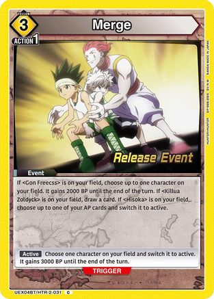 Image of Merge (UEX04BT/HTR-2-031) - UEX04BT HUNTER X HUNTER Vol2 Release Event Cards