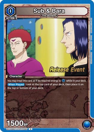 Image of Sub & Bara (UEX04BT/HTR-2-045) - UEX04BT HUNTER X HUNTER Vol2 Release Event Cards