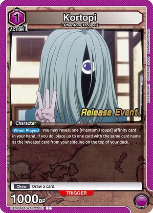 Image of Kortopi (UEX04BT/HTR-2-051) - UEX04BT HUNTER X HUNTER Vol2 Release Event Cards