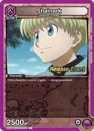 Image of Shalnark (UEX04BT/HTR-2-052) - UEX04BT HUNTER X HUNTER Vol2 Release Event Cards