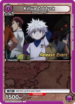 Image of Killua Zoldyck (057) (UEX04BT/HTR-2-057) - UEX04BT HUNTER X HUNTER Vol2 Release Event Cards