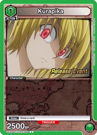 Image of Kurapika (064) (UEX04BT/HTR-2-064) - UEX04BT HUNTER X HUNTER Vol2 Release Event Cards