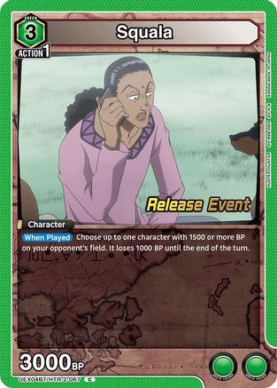 Image of Squala (UEX04BT/HTR-2-067) - UEX04BT HUNTER X HUNTER Vol2 Release Event Cards