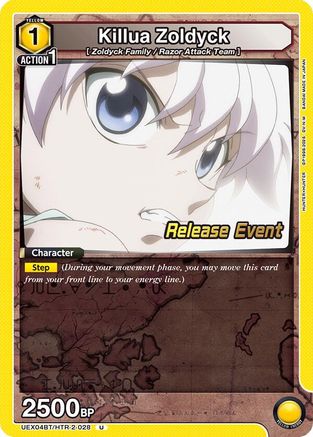Image of Killua Zoldyck (028) (UEX04BT/HTR-2-028) - UEX04BT HUNTER X HUNTER Vol2 Release Event Cards