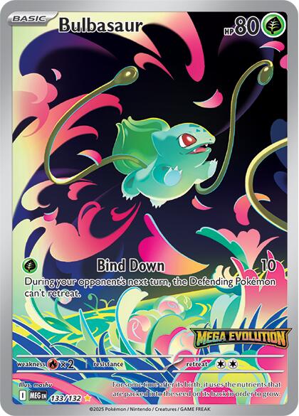Image of Bulbasaur (133/132) (Mega Evolution) [Mega Evolution: Base Set]