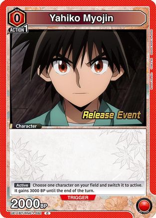 Image of Yahiko Myojin (091) (UE11BT/RNK-1-091) - UE11BT Rurouni Kenshin Release Event Cards