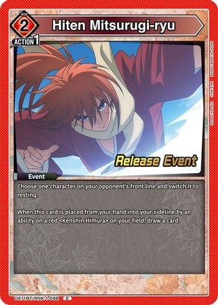 Image of Hiten Mitsurugi-ryu (UE11BT/RNK-1-098) - UE11BT Rurouni Kenshin Release Event Cards