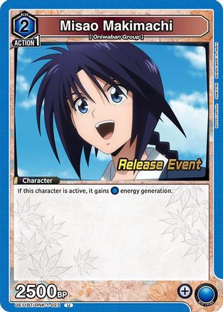 Image of Misao Makimachi (023) (UE11BT/RNK-1-023) - UE11BT Rurouni Kenshin Release Event Cards