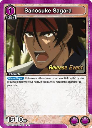 Image of Sanosuke Sagara (041) (UE11BT/RNK-1-041) - UE11BT Rurouni Kenshin Release Event Cards