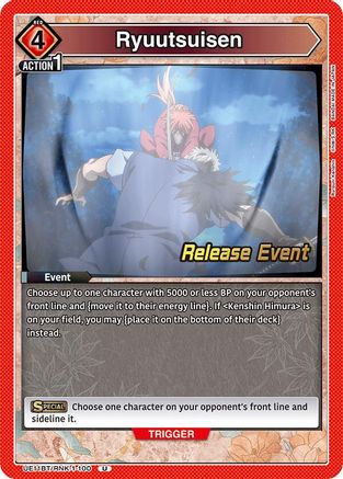 Image of Ryuutsuisen (UE11BT/RNK-1-100) - UE11BT Rurouni Kenshin Release Event Cards