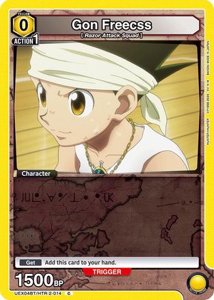 Image of Gon Freecss (014) (Box Topper Foil) (UEX04BT/HTR-2-014) - UEX04BT HUNTER X HUNTER Vol2 Foil